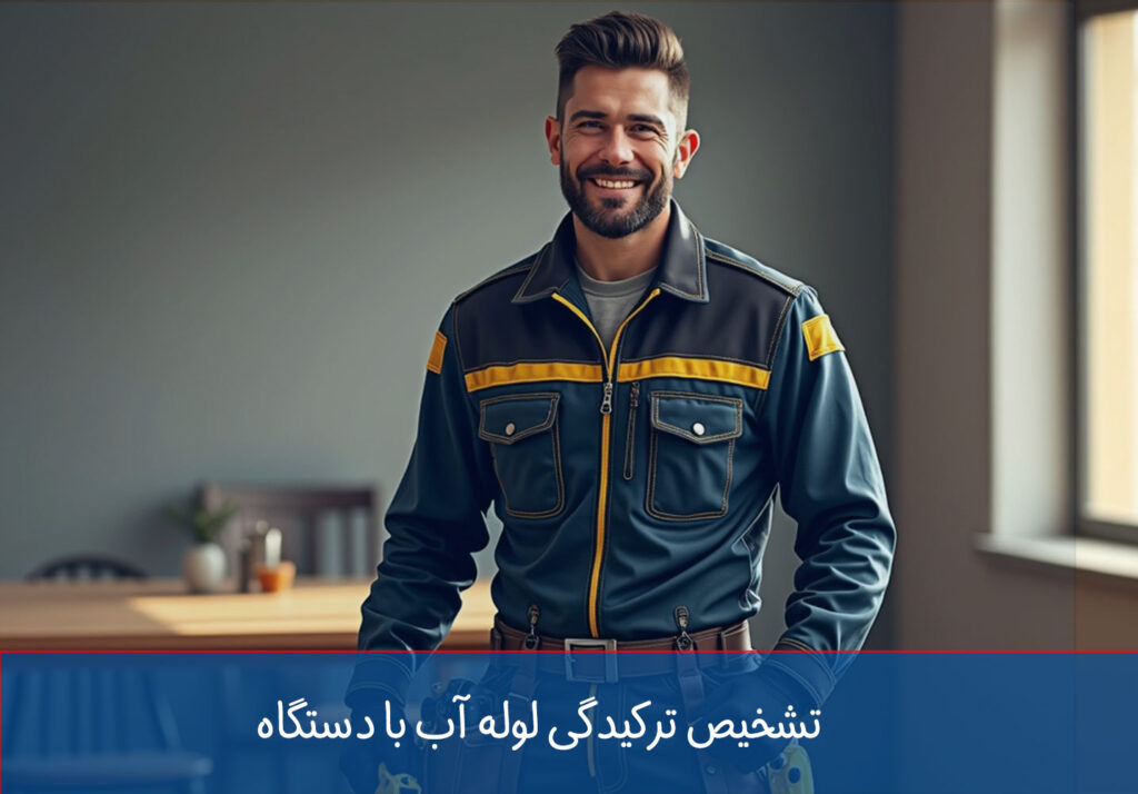 تشخیص ترکیدگی لوله آب با دستگاه