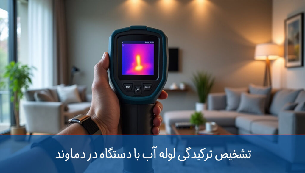 تشخیص ترکیدگی لوله آب با دستگاه در دماوند