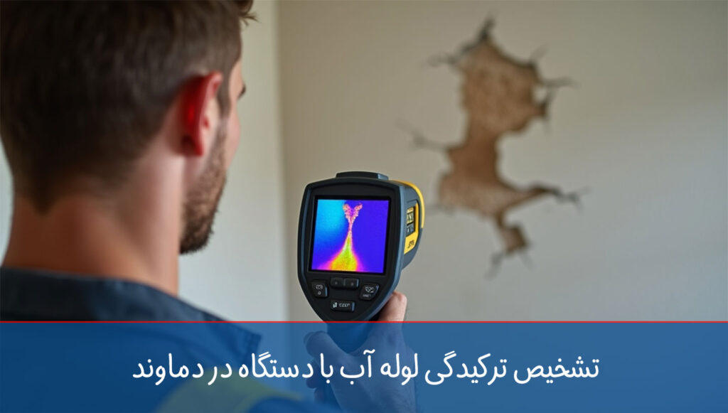 تشخیص ترکیدگی لوله آب با دستگاه در دماوند