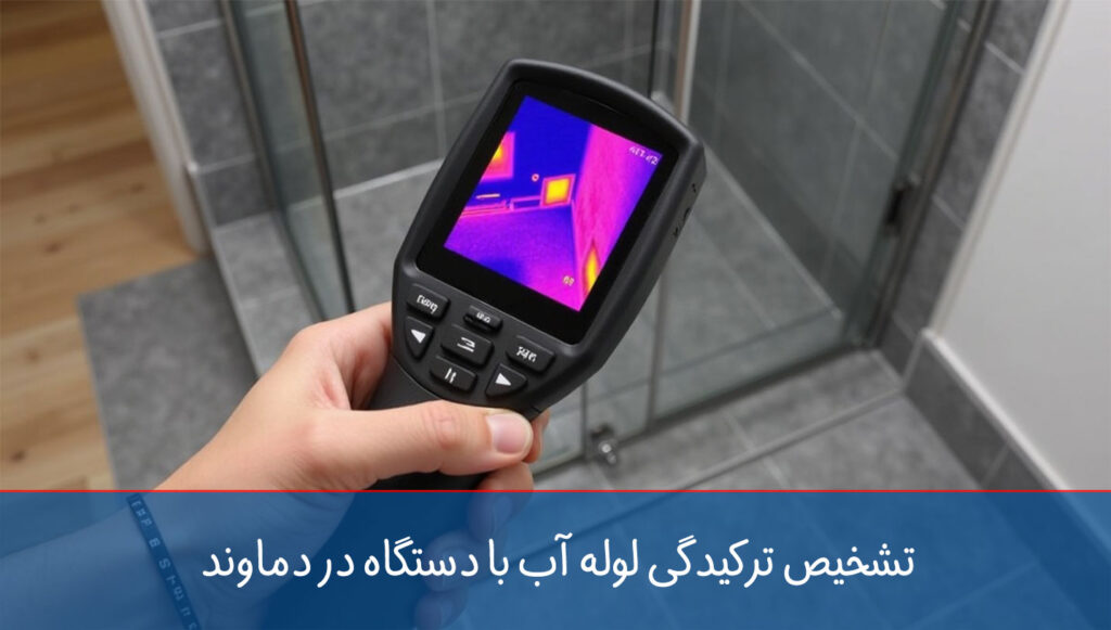 تشخیص ترکیدگی لوله آب با دستگاه در دماوند